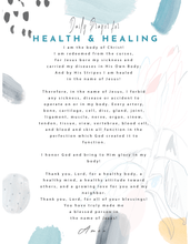Load image into Gallery viewer, A Daily Prayer for Health &amp; Healing (FREE Printable) - Word Warriors
